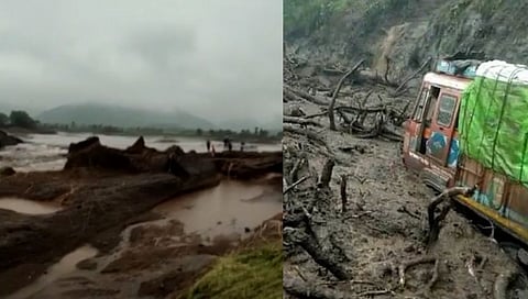 Aurangabad Rain: कन्नड-चाळीसगाव घाटात कोसळली दरड (पहा व्हिडीओ)
