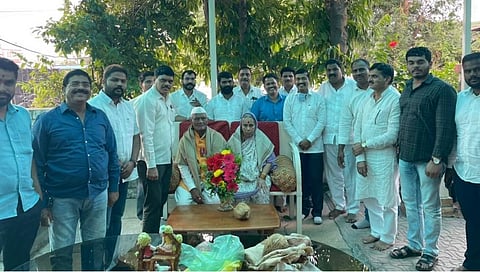 देशासाठी तीन युद्धात सहभाग असणाऱ्या माजी सैनिकाचा 81वा वाढदिवस