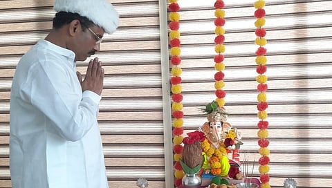 Ganeshotsav 2021: जालण्यात राजेश टोपे यांच्या घरीही बाप्पाचं आगमन