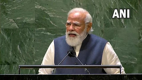 UNGA: संयुक्त राष्ट्र महासभेत मोदींचे संबोधन-