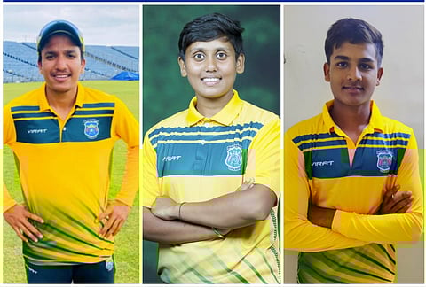 अशकान काझी, श्रेया गडाख, किरण चोरमले.