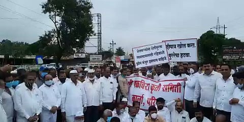 मावळामध्ये जमिनीवर आरक्षण पडल्यामुळे PMRDA च्या आराखड्या विरोधात शेतकऱ्यांचे आंदोलन!