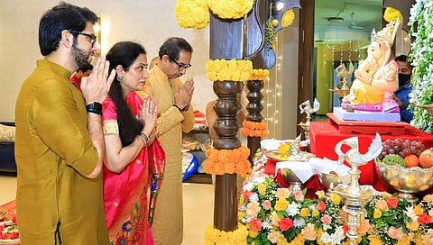 'जे जे अमंगल आहे ते नष्ट होवो' मुख्यमंत्री उद्धव ठाकरेंची गणरायाच्या चरणी प्रार्थना!