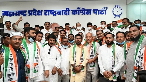 congress leader rajkishor modi enters in ncp