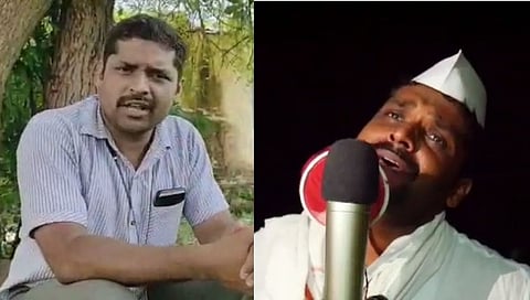 पोलीस कर्मचाऱ्याचं 'शेतकरी रडला' गाणं तुफान व्हायरल; पाहा Video