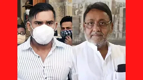 नवाब मलिक व त्यांचे जावई समीर खान