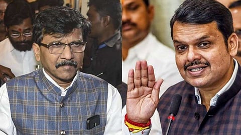 sanjay raut devendra fadnavis