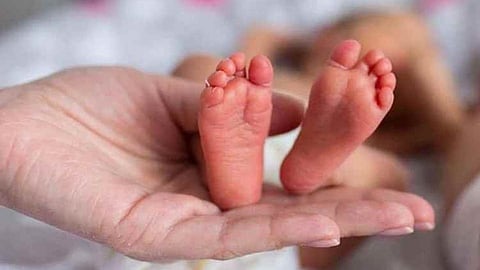 नवजात मुलीचे अर्भक
