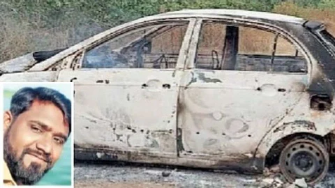 Burning Car