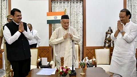 पहाटेच्या शपथविधीवरुन मुनगंटीवारांचे मलिकांना चिमटे; 'ती चूक अजित दादांकडून'