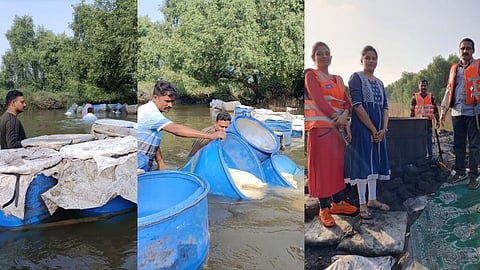 डोंबिवली: उत्पादन शुल्क विभागाची मोठी कारवाई, ८ गावठी दारूच्या भट्ट्या उद्ध्वस्त करत  लाखोंचा माल जप्त...