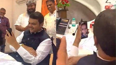 देवेंद्र फडणवीस यांनी भाजप नेत्याच्या चिमुकलीचा हट्ट अखेर पुरवला...(पहा व्हिडिओ)