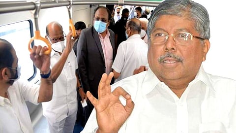 Sharad Pawar: पवारांची मेट्रो ट्रायल म्हणजे आयत्या पिठावर रेघोट्या; चंद्रकांत पाटलांची टीका