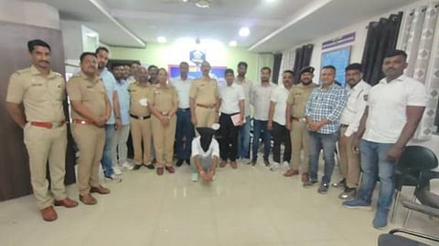 satara local crime branch & karad police arrested one for beating women