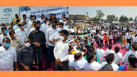 Protest Against Bhandarli Dumping Ground