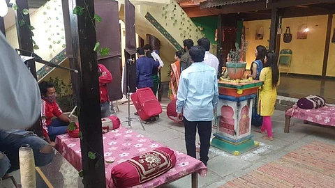 mulgi zali ho marathi serial shooting in gulumb wai