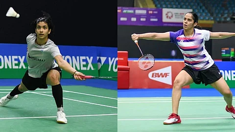 malvika bansod defeated saina nehwal in india open 2022