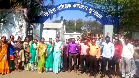 नविन पेन्शन योजना रद्द करा; सरकारी, निमसरकारी कर्मचाऱ्यांचा राज्यव्यापी संप