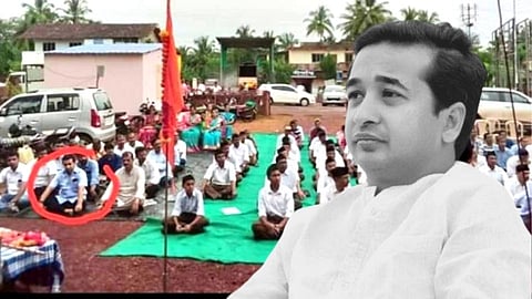 याच नितेश राणेंनी RSS चा हाफ चड्डीवाले असा उल्लेख केला होता - राऊत