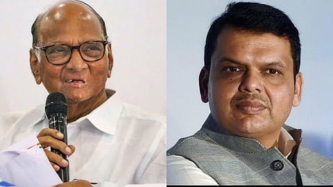 sharad pawar , devendra fadnavis, mla sumantai patil