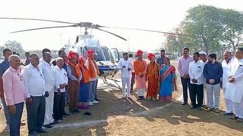 हेलिकॉप्टरद्वारे फक्त सहा तासांत अष्टविनायक दर्शन!