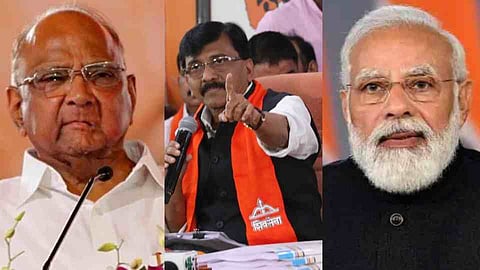 Sharad Pawar, Sanjay Raut,