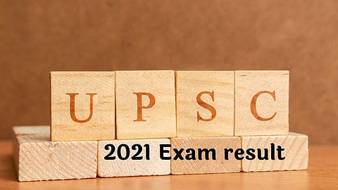 UPSC 2021 exam result