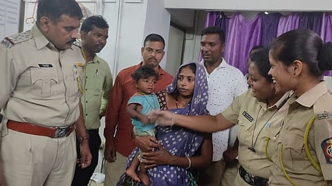 The abducted baby Girl was found within eight hours