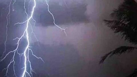 lightning strike