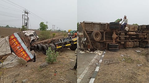 भरधाव ट्रकची मिनी ट्रकला धडक; एकाचा मृत्यू, हजारो कोंबड्याही दगावल्या
