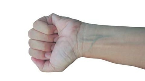 Interesting fact about health, Blue veins in hand