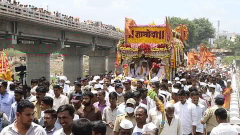 sant dnyaneshwar maharaj palkhi sohala, satara, ashadhi wari 2022, pandharpur wari, lonand