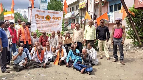 Shivsena Strike against eknath shinde
