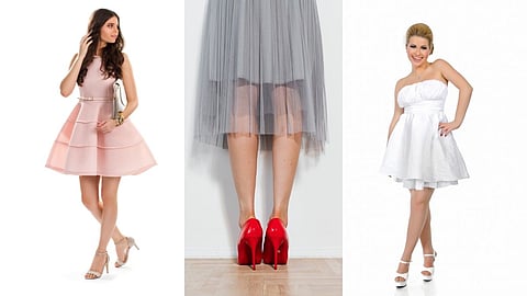 Fashion tips, how to choose footwear on one piece dress