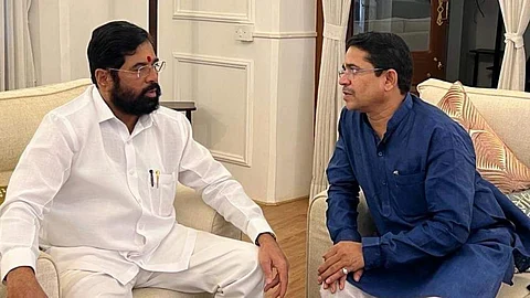 Mla Abhimanyu Pawar, CM Eknath Shinde