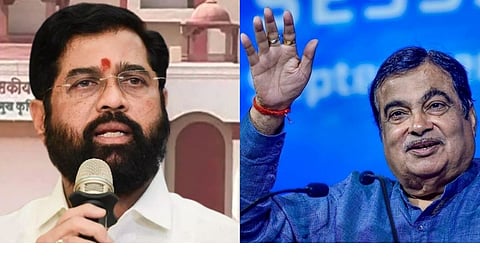 Eknath Shinde And Nitin Gadkari