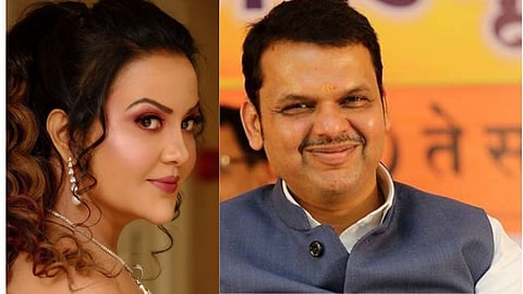 Amruta Fadnavis and Devendra fadnavis