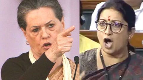 Sonia Gandhi-Smriti Irani Latest Update