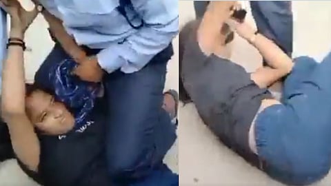 Varanasi Namo Ghat Women Watchman Fight Video