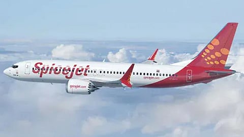 delhi dubai spicejet flight emergency landing