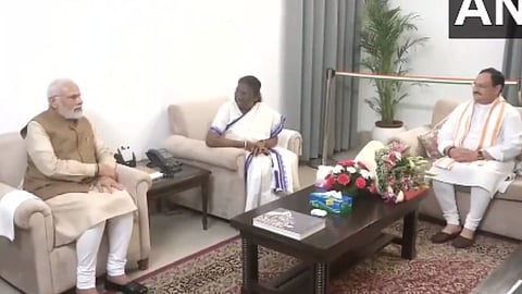 PM Modi Meets Draupadi Murmu