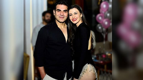 Arbaaz Khan and his  Girlfriend  Giorgia Andriani