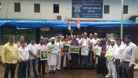 Congress Agitation To Against Aarey Colony Tree Cutting