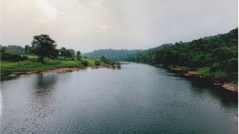 Kalu River in Palghar