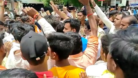 jamb , jalna, shri ram, police, shivsena