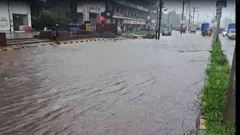 Heavy Rainfall In Ambarnath