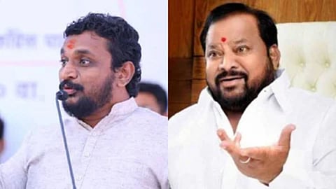 Amol Mitkari , shahaji bapu patil