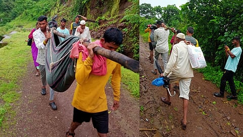 No Road In Adivasi Area Nashik