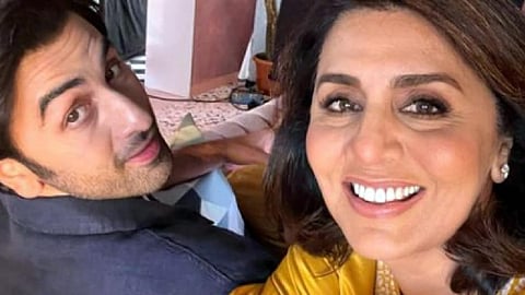 Ranbir Kappor and Neetu Kapoor