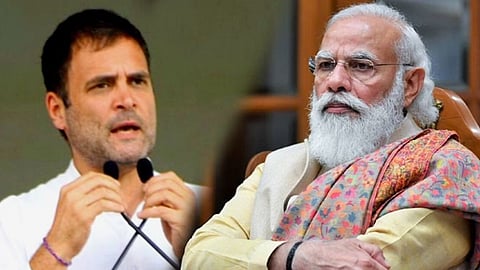 rahul gandhi and narendra modi